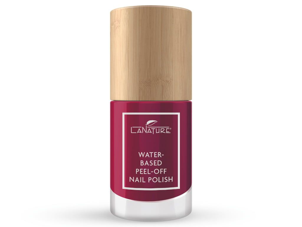 La Nature Waterbased Peel-Off Nagellack (Samtig Rote Rosen)