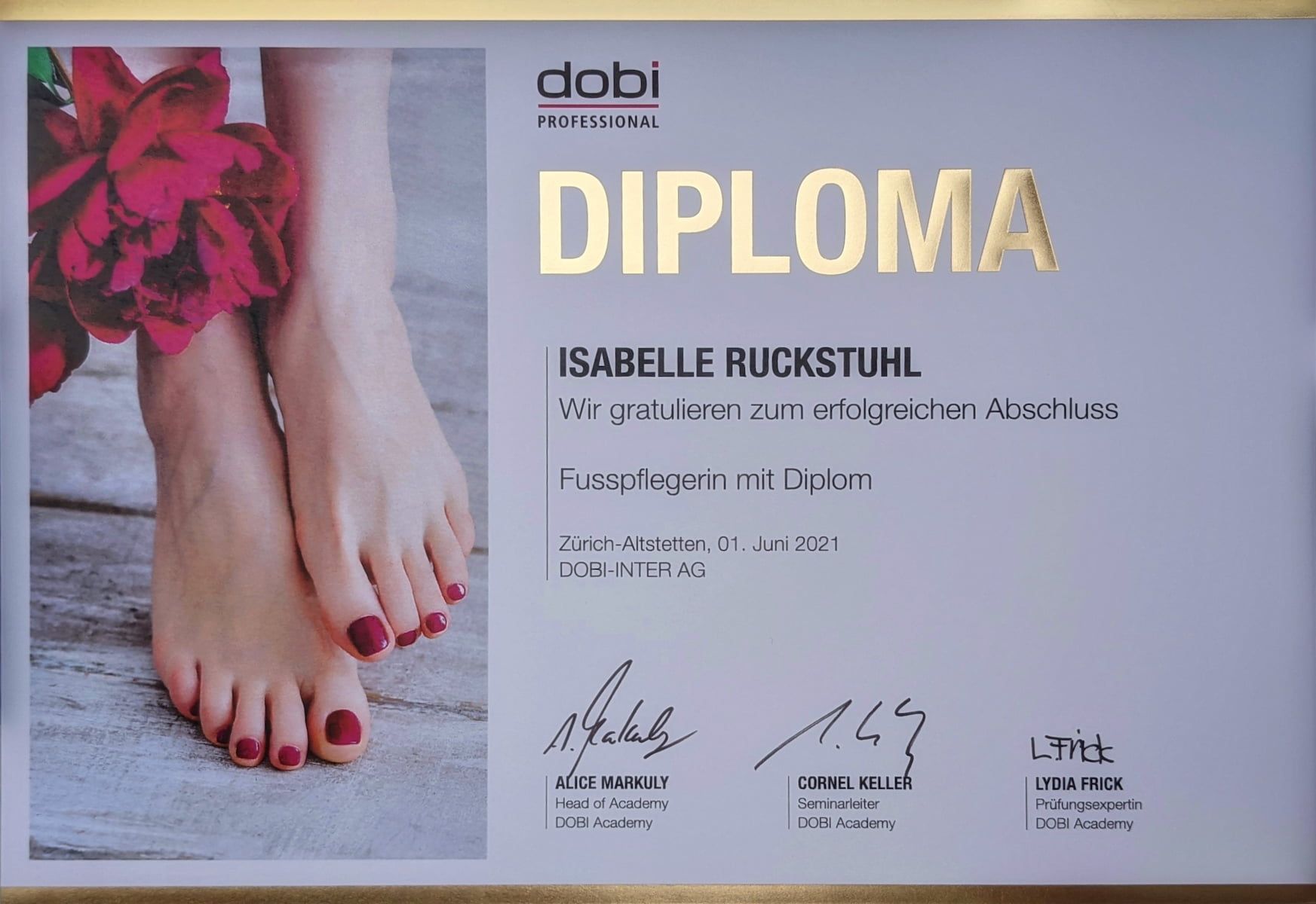 Fusspflegediplom Schweiz