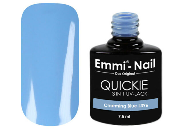 Emmi Nail Quickie 3in1 UV Lack Farbe Charming Blue 95400 quickie charming blue tip 1