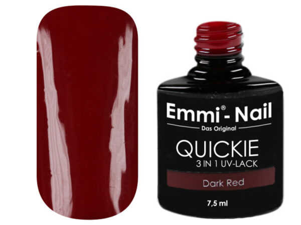 Emmi Nail Quickie 3in1 UV Lack Farbe Dark Red quickie dark red 1