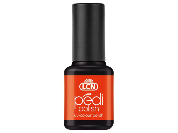 lcn pedi polish Farblack orange cant help it i love it 92386
