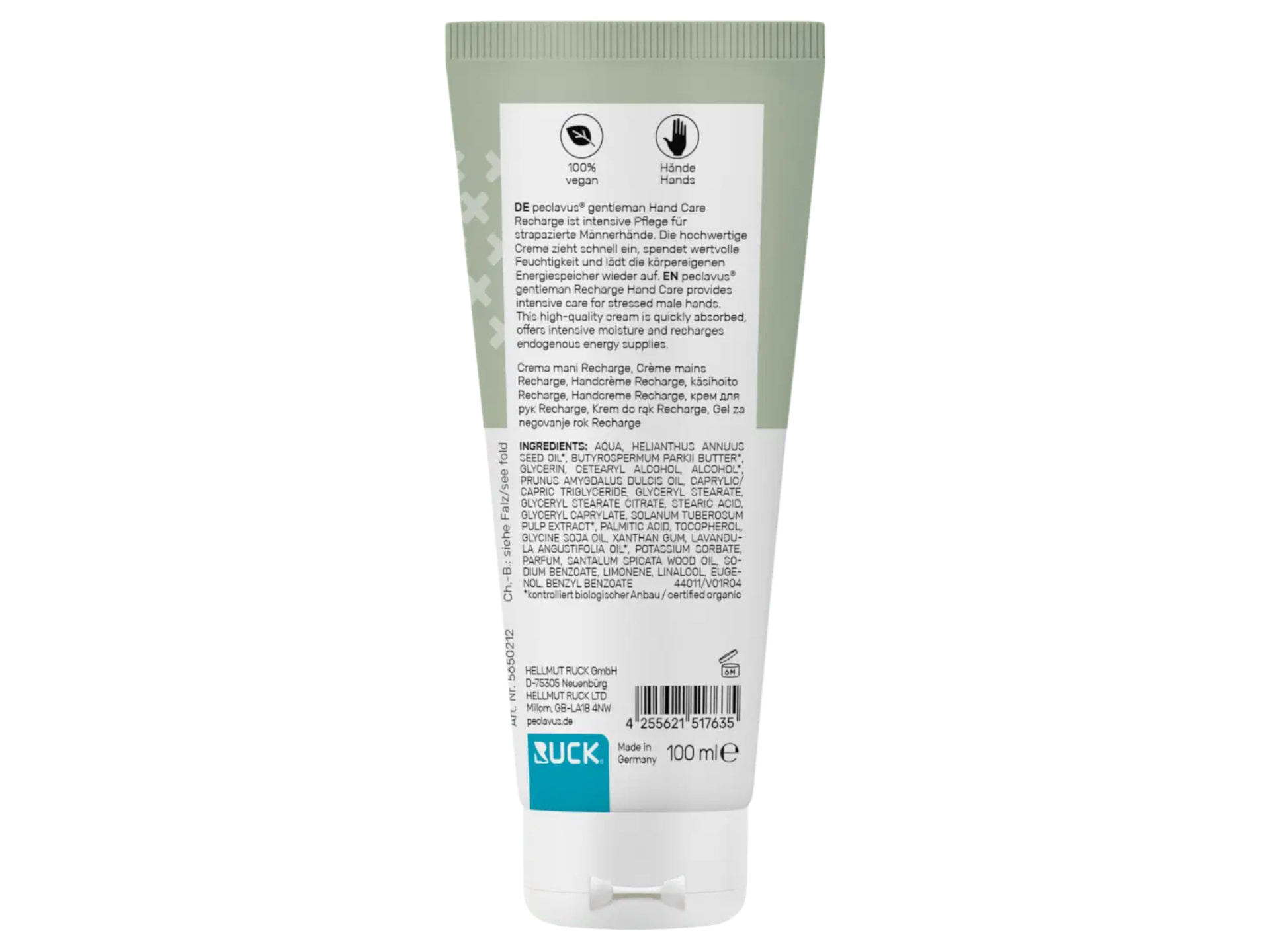 Peclavus Gentleman Handcreme Recharge
