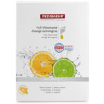 Pedibaehr Fuss-Vliesmaske Orange-Lemongras