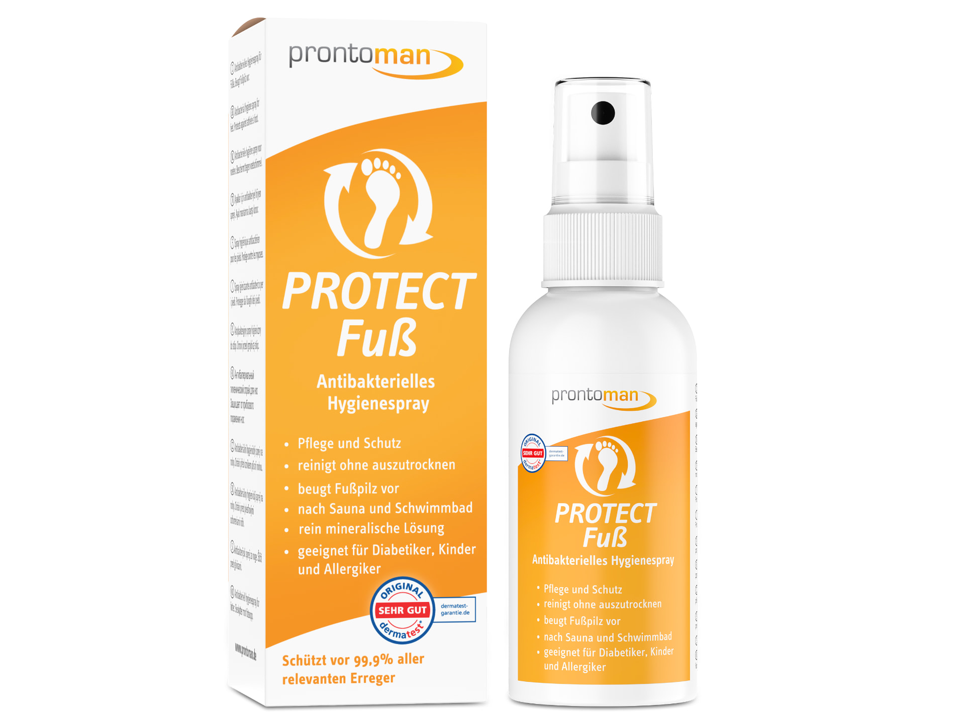 Prontoman PROTECT Fuß Hygienespray