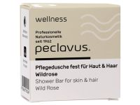 Peclavus Wellness Pflegedusche fest 2in1 Wildrose 80g