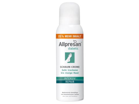 Allpresan diabetic Schaum-Creme Sehr trockene Haut